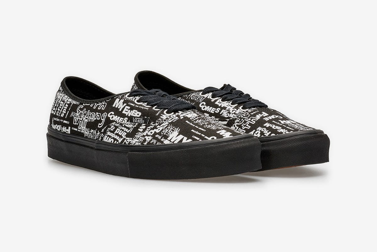 vans x comme des garcons